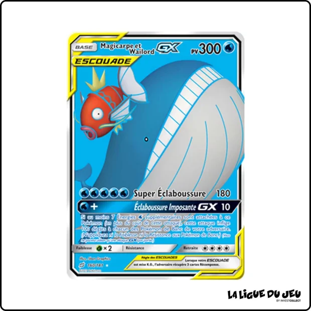 Ultra - Pokemon - Duo de Choc - Magicarpe et Wailord GX 160/181