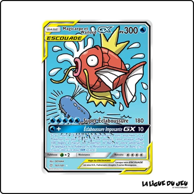 Ultra - Pokemon - Duo de Choc - Magicarpe et Wailord GX 161/181