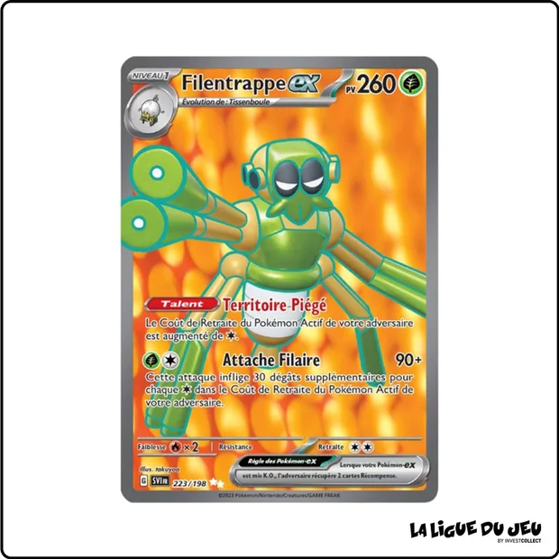 Ultra - Pokemon - Écarlate et Violet de Base - Filentrappe-ex 223/198