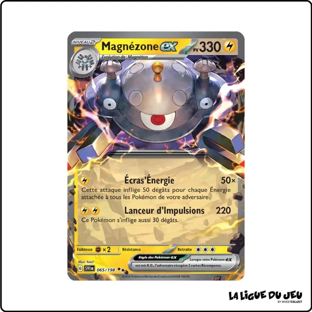 Ultra - Pokemon - Écarlate et Violet de Base - Magnézone-ex 65/198