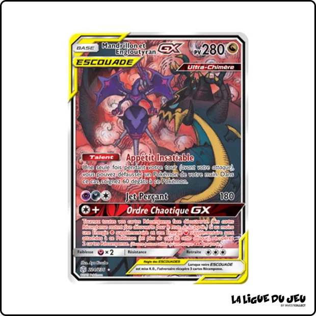 Ultra - Pokemon - Éclipse Cosmique - Mandrillon et Engloutyran GX 224/236