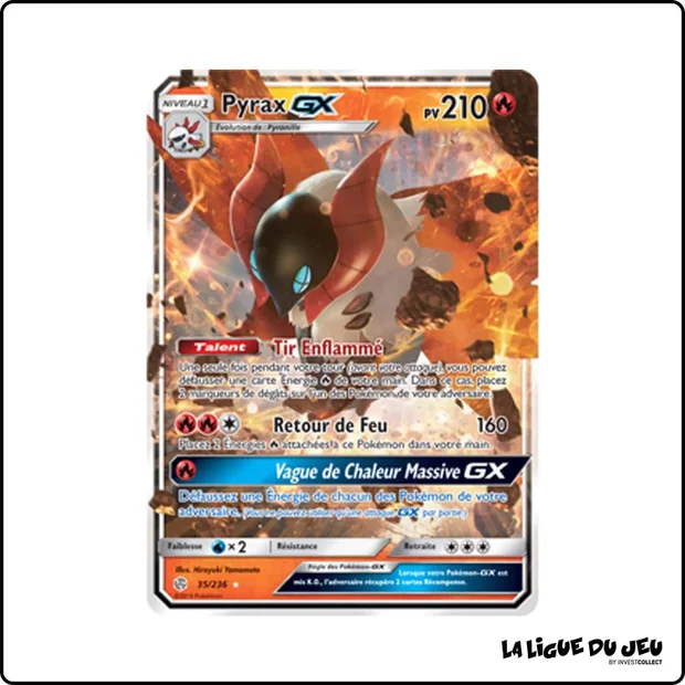 Ultra - Pokemon - Éclipse Cosmique - Pyrax GX 35/236