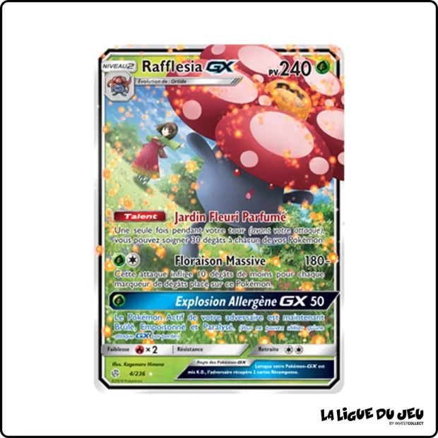 Ultra - Pokemon - Éclipse Cosmique - Rafflesia GX 4/236
