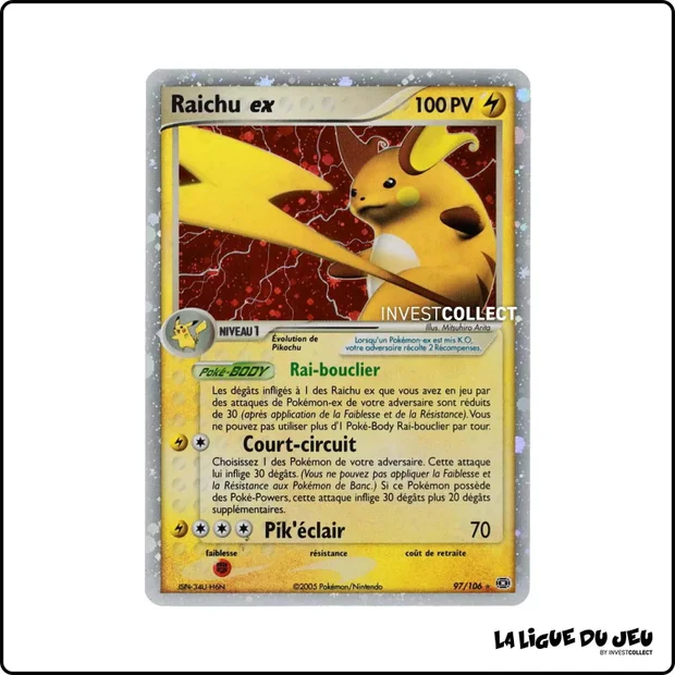 Ultra - Pokemon - Émeraude - Raichu ex 97/106