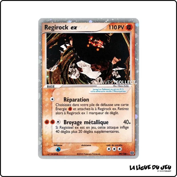 Ultra - Pokemon - Émeraude - Regirock ex 99/106