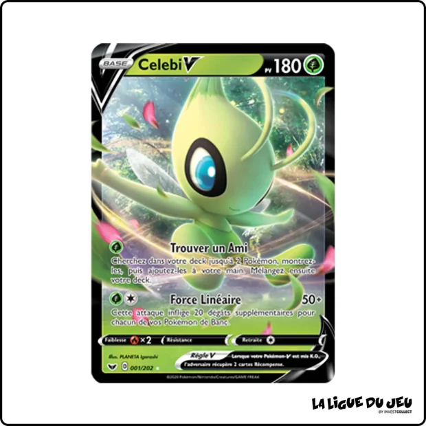 Ultra - Pokemon - Épée et Bouclier de Base - Celebi V 1/202