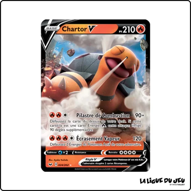 Ultra - Pokemon - Épée et Bouclier de Base - Chartor V 24/202