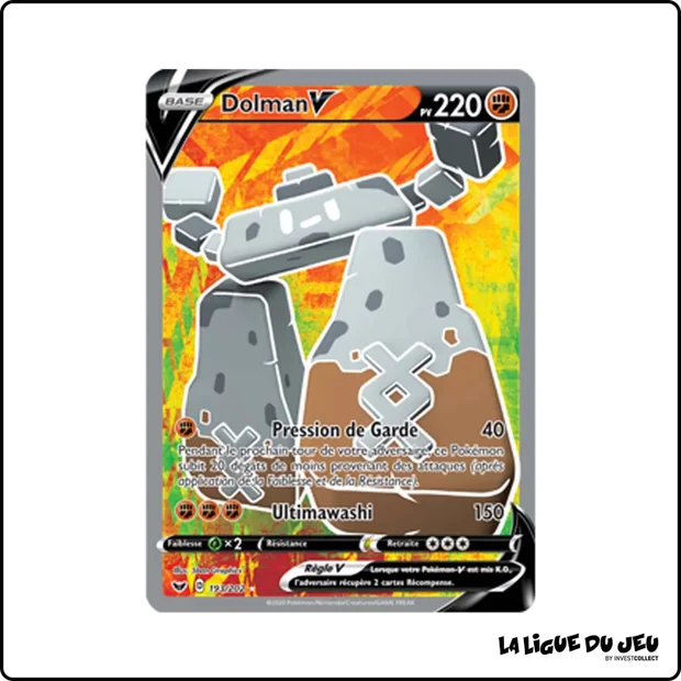Ultra - Pokemon - Épée et Bouclier de Base - Dolman V 193/202
