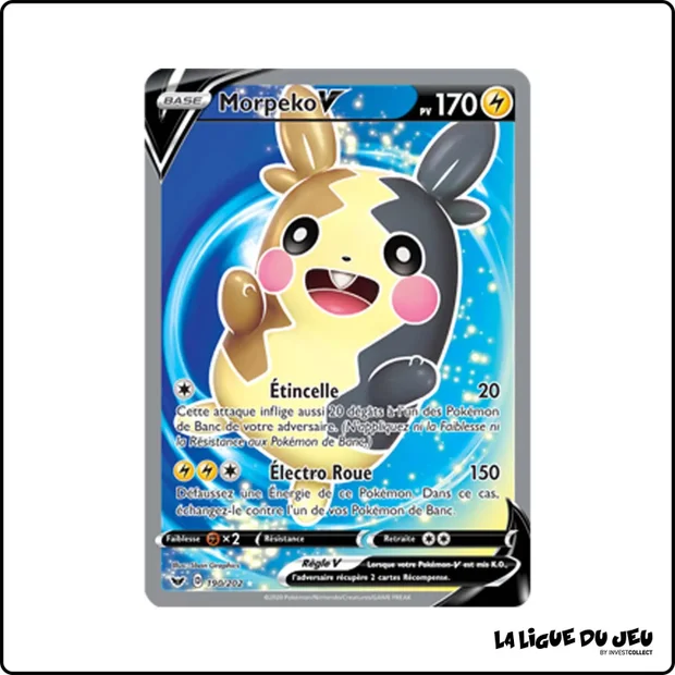 Ultra - Pokemon - Épée et Bouclier de Base - Morpeko V 190/202