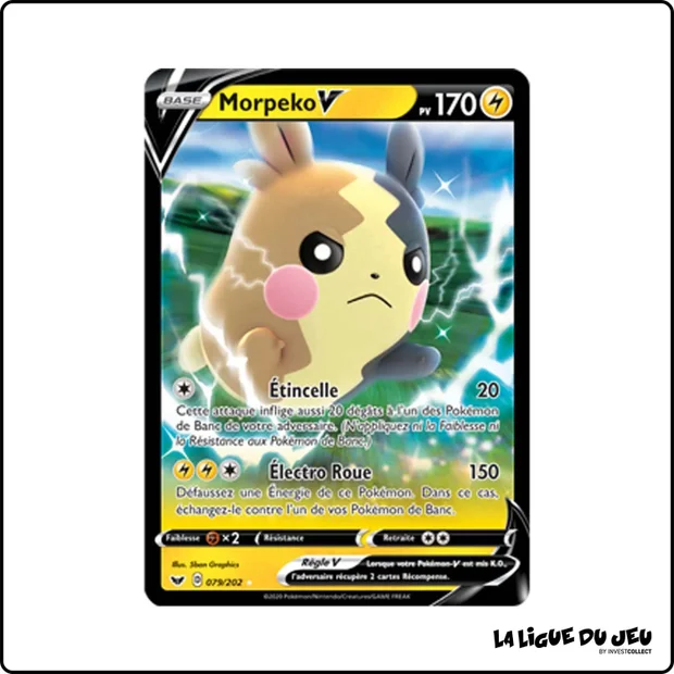 Ultra - Pokemon - Épée et Bouclier de Base - Morpeko V 79/202