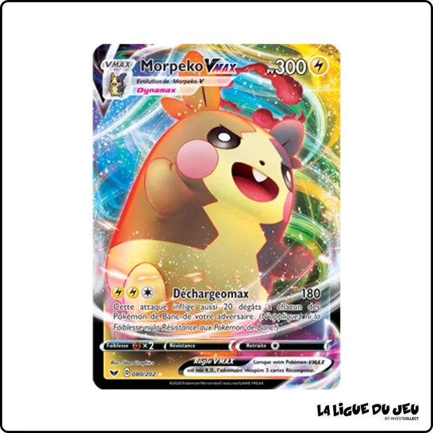 Ultra - Pokemon - Épée et Bouclier de Base - Morpeko VMAX 80/202