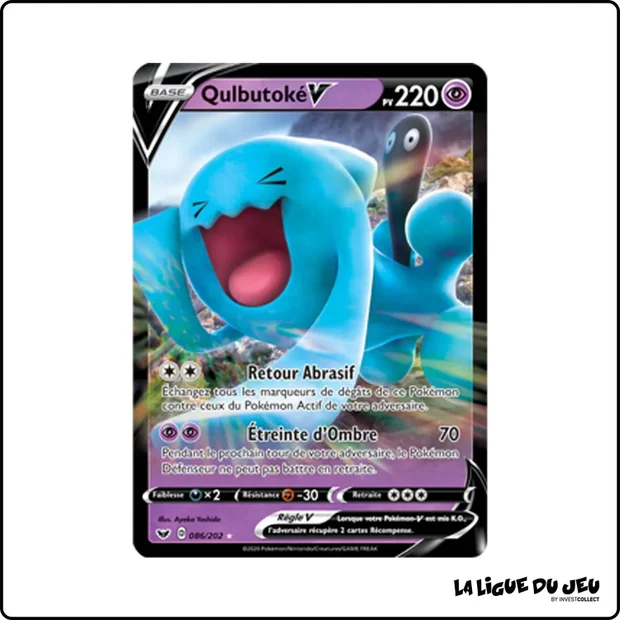 Ultra - Pokemon - Épée et Bouclier de Base - Qulbutoké V 86/202