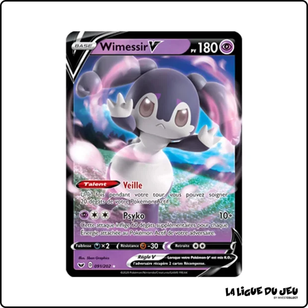Ultra - Pokemon - Épée et Bouclier de Base - Wimessir V 91/202