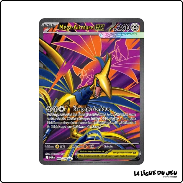 Ultra - Pokemon - Équilibre Parfait - Méga-Airmure ex 106/88