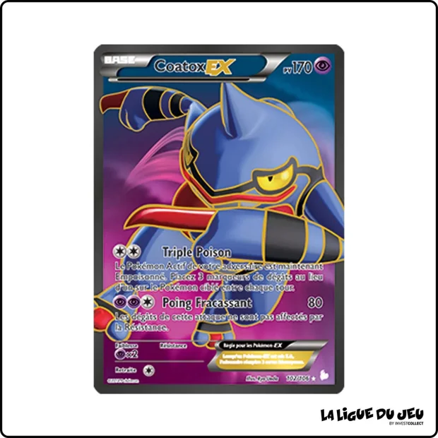 Ultra - Pokemon - Étincelles - Coatox EX 102/106