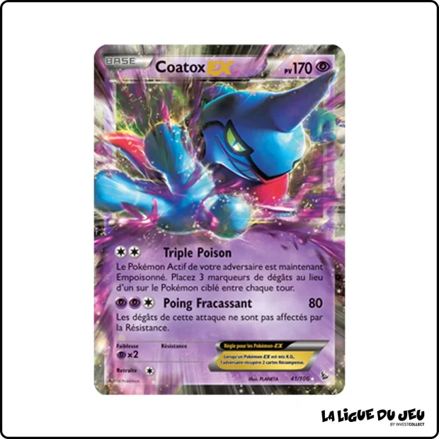 Ultra - Pokemon - Étincelles - Coatox EX 41/106