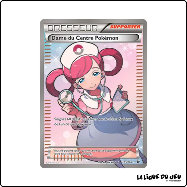 Ultra - Pokemon - Étincelles - Dame du Centre Pokémon 105/106