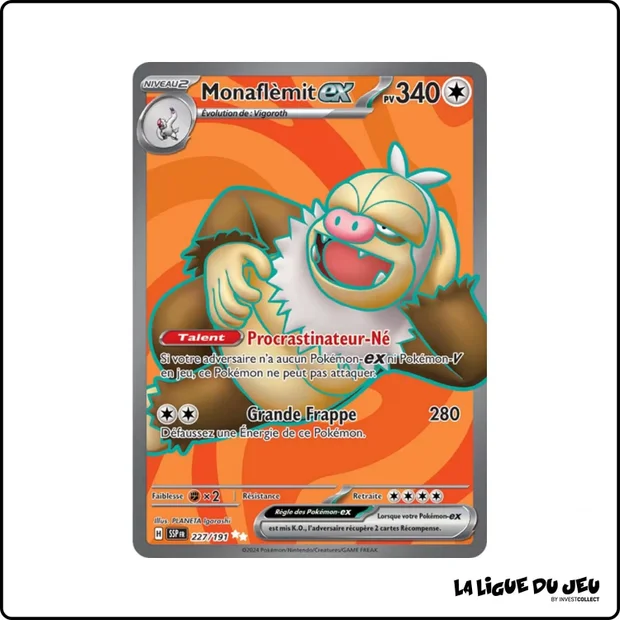 Ultra - Pokemon - Étincelles Déferlantes - Monaflèmit ex 227/191