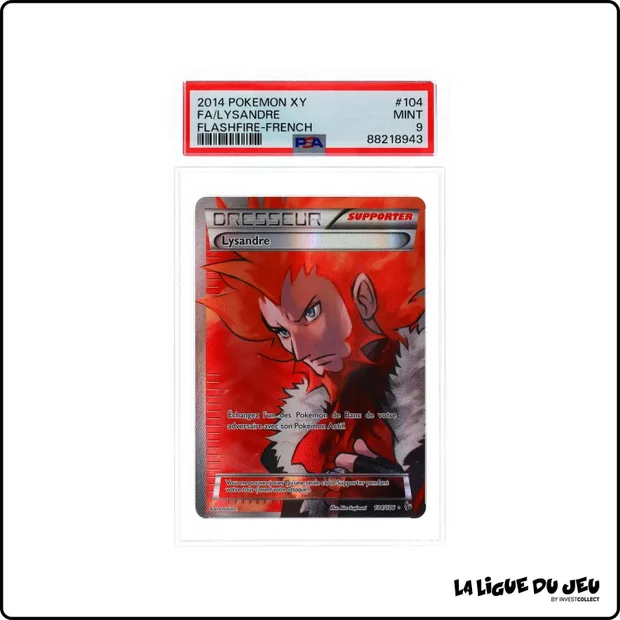 Ultra - Pokemon - Étincelles - Lysandre - 104/106 - PSA 9 - Français