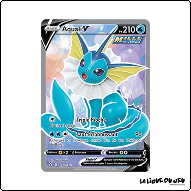 Ultra - Pokemon - Évolution Céleste - Aquali V 172/203