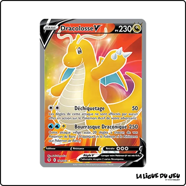 Ultra - Pokemon - Évolution Céleste - Dracolosse V 191/203