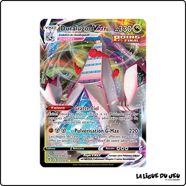 Ultra - Pokemon - Évolution Céleste - Duralugon VMAX 123/203