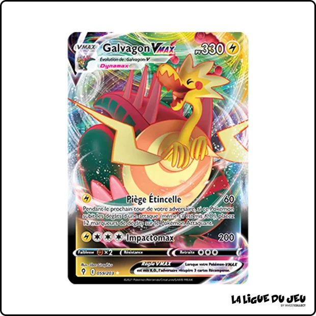 Ultra - Pokemon - Évolution Céleste - Galvagon VMAX 59/203