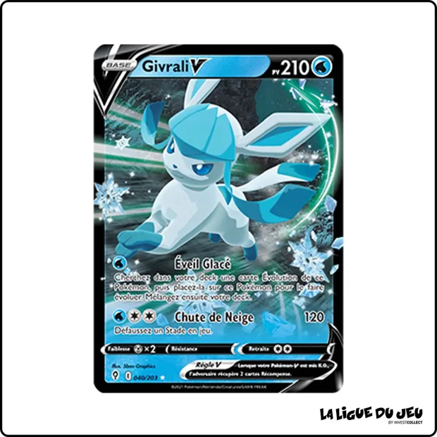 Ultra - Pokemon - Évolution Céleste - Givrali V 40/203