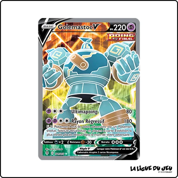 Ultra - Pokemon - Évolution Céleste - Golemastoc V 181/203