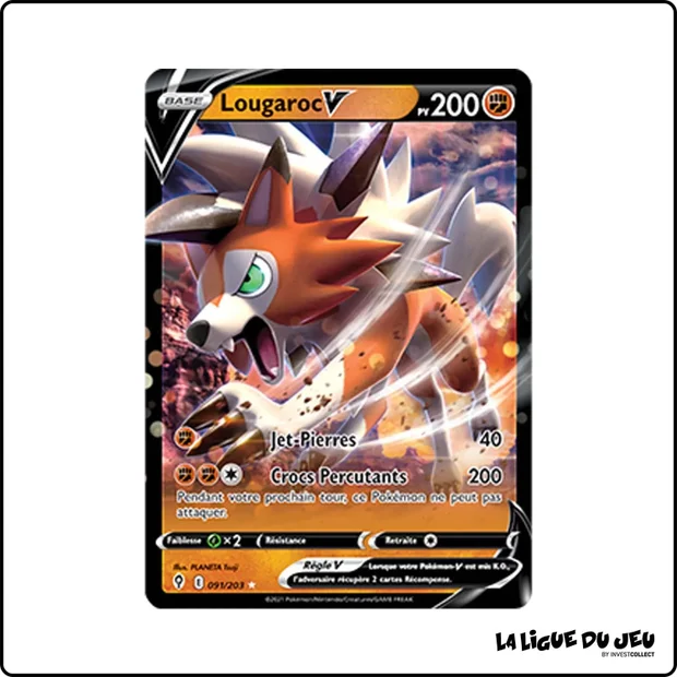 Ultra - Pokemon - Évolution Céleste - Lougaroc V 91/203