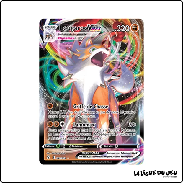 Ultra - Pokemon - Évolution Céleste - Lougaroc VMAX 92/203