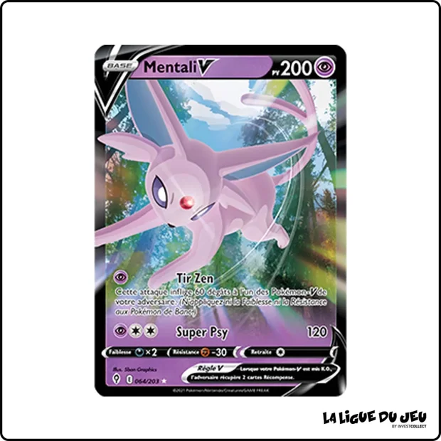 Ultra - Pokemon - Évolution Céleste - Mentali V 64/203