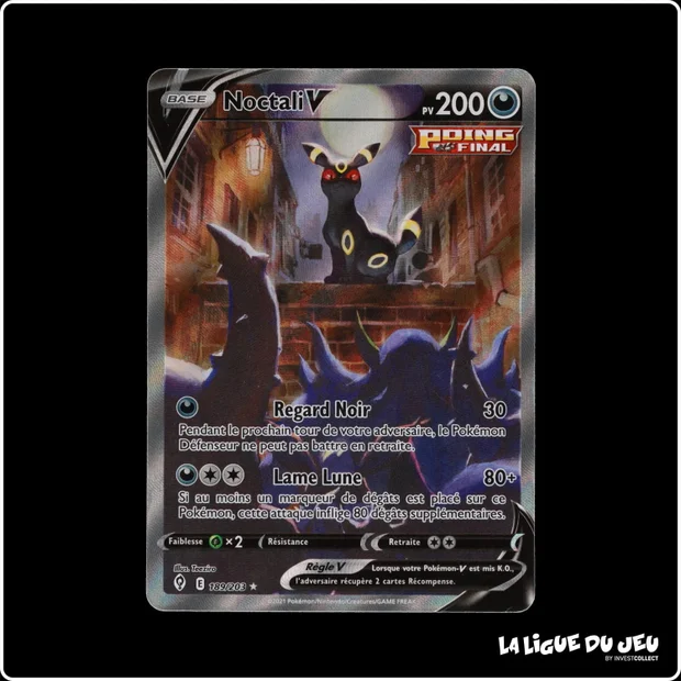 Ultra - Pokemon - Évolution Céleste - Noctali V 189/203