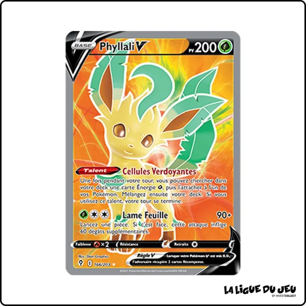 Ultra - Pokemon - Évolution Céleste - Phyllali V 166/203