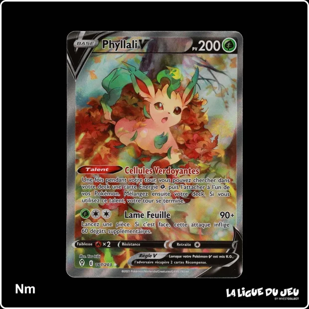 Ultra - Pokemon - Évolution Céleste - Phyllali V 167/203