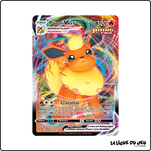Ultra - Pokemon - Évolution Céleste - Pyroli VMAX 18/203