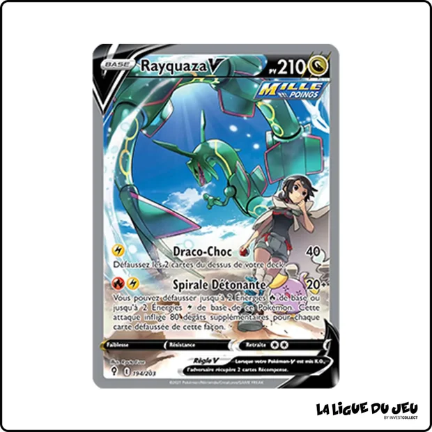 Ultra - Pokemon - Évolution Céleste - Rayquaza V 194/203