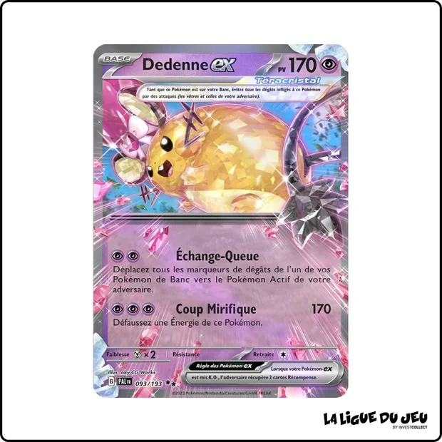 Ultra - Pokemon - Évolutions à Paldea - Dedenne-ex 93/193