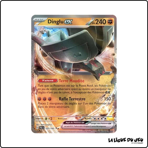 Ultra - Pokemon - Évolutions à Paldea - Dinglu-ex 127/193