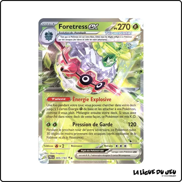 Ultra - Pokemon - Évolutions à Paldea - Foretress-ex 5/193