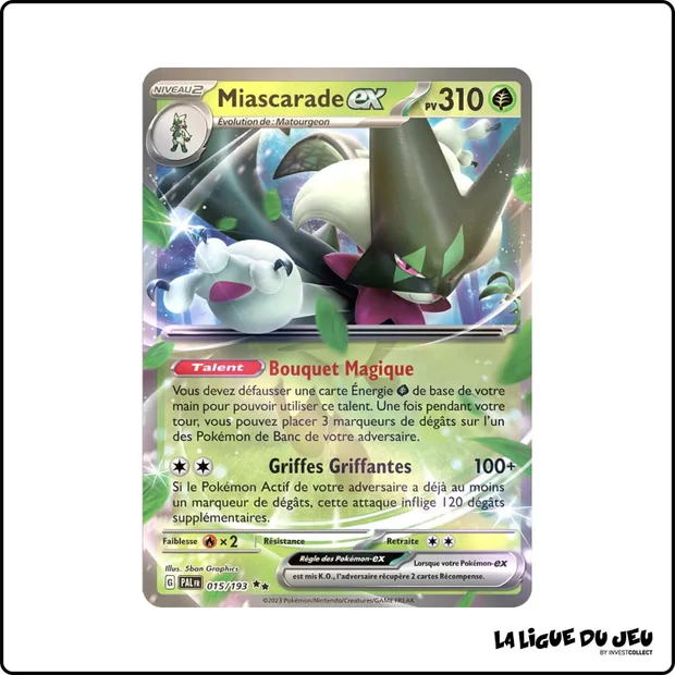 Ultra - Pokemon - Évolutions à Paldea - Miascarade-ex 15/193