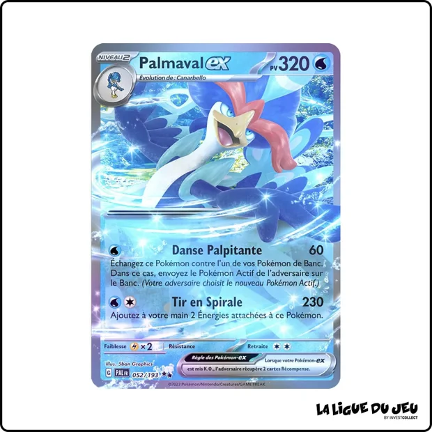 Ultra - Pokemon - Évolutions à Paldea - Palmaval-ex 52/193