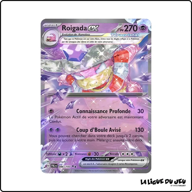 Ultra - Pokemon - Évolutions à Paldea - Roigada-ex 86/193