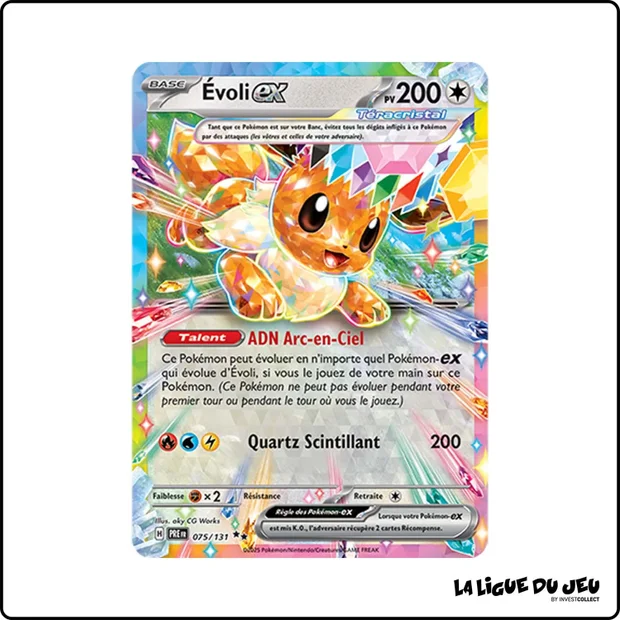 Ultra - Pokemon - Évolutions Prismatiques - Évoli ex 75/131