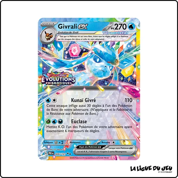 Ultra - Pokemon - Évolutions Prismatiques - Givrali ex 26/131