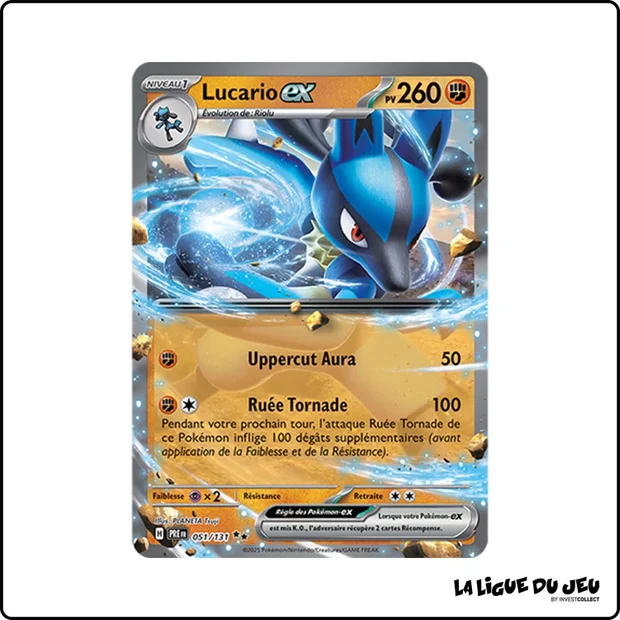 Ultra - Pokemon - Évolutions Prismatiques - Lucario ex 51/131