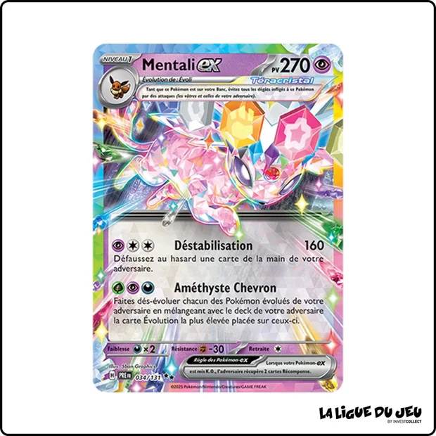 Ultra - Pokemon - Évolutions Prismatiques - Mentali ex 34/131