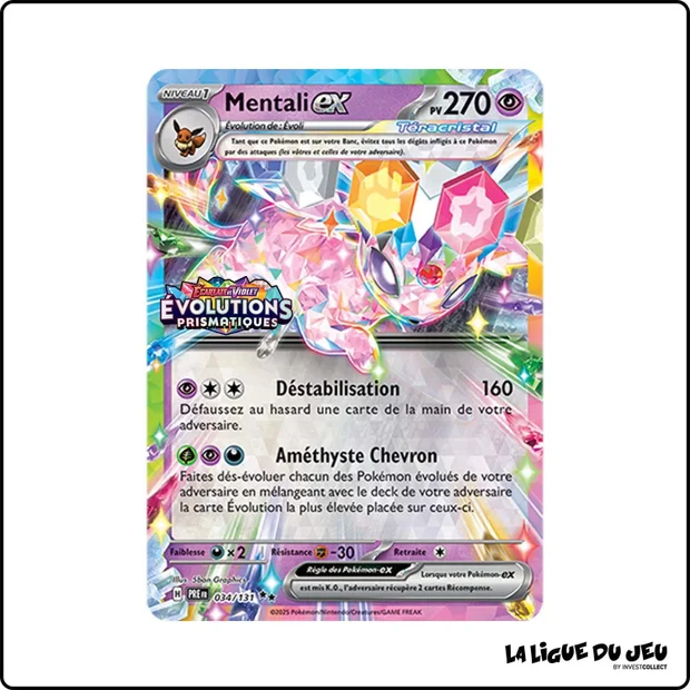 Ultra - Pokemon - Évolutions Prismatiques - Mentali ex 34/131