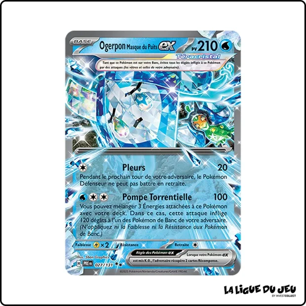 Ultra - Pokemon - Évolutions Prismatiques - Ogerpon Masque du Puits ex 27/131