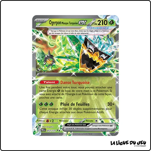Ultra - Pokemon - Évolutions Prismatiques - Ogerpon Masque Turquoise ex 12/131
